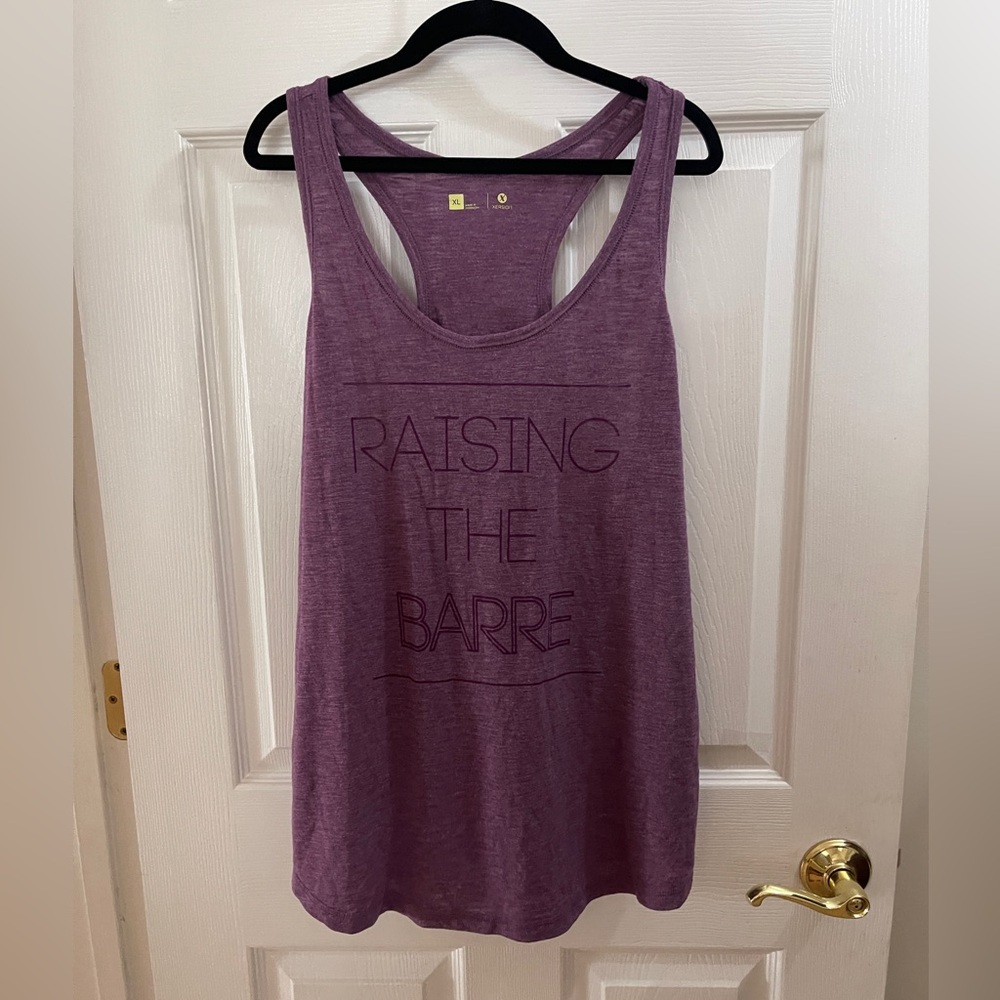 Purple Workout, racer back, Workout Shirt